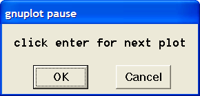 gnuplot pause